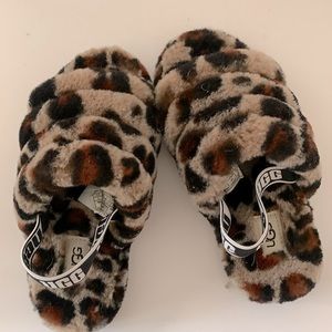 Ugg Kids slippers with box. Worn once in the house only. Size 1